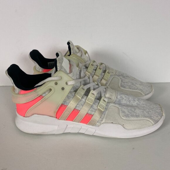 Adidas EQT Support Adv Support Shoes Sneakers Womens Size 7 White Pink - Picture 1 of 16